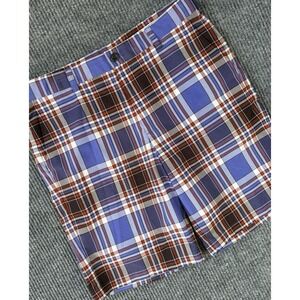 IZOD Plaid Shorts Mens Size 32 Preppy Y2K Golfcore Dadcore Summer Heritage Ivy